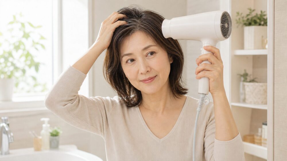 ドライヤー 低温風 スカルプモード