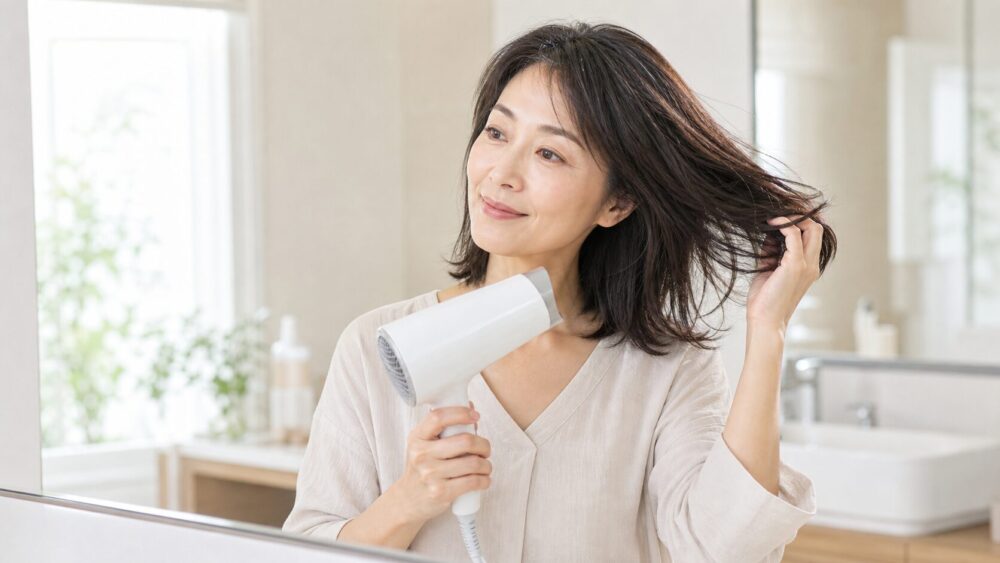 ドライヤー 根元から毛先 一方通行