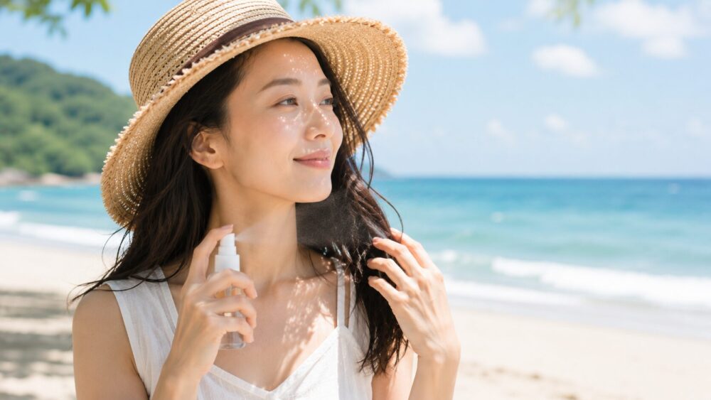 お出かけ直前 質感調整