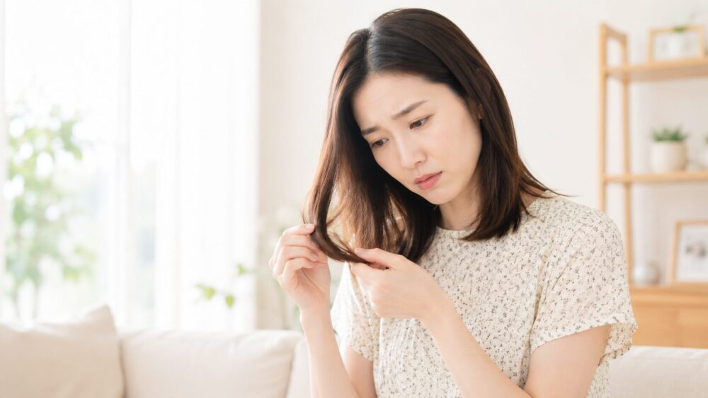 頭皮トラブルの3段階進行イメージ