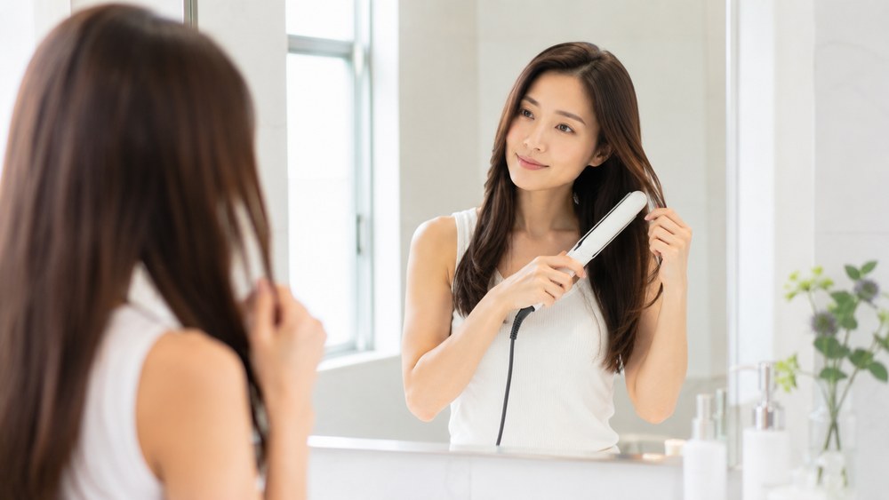 ヘアアイロンの温度設定で髪のダメージを防ぐ