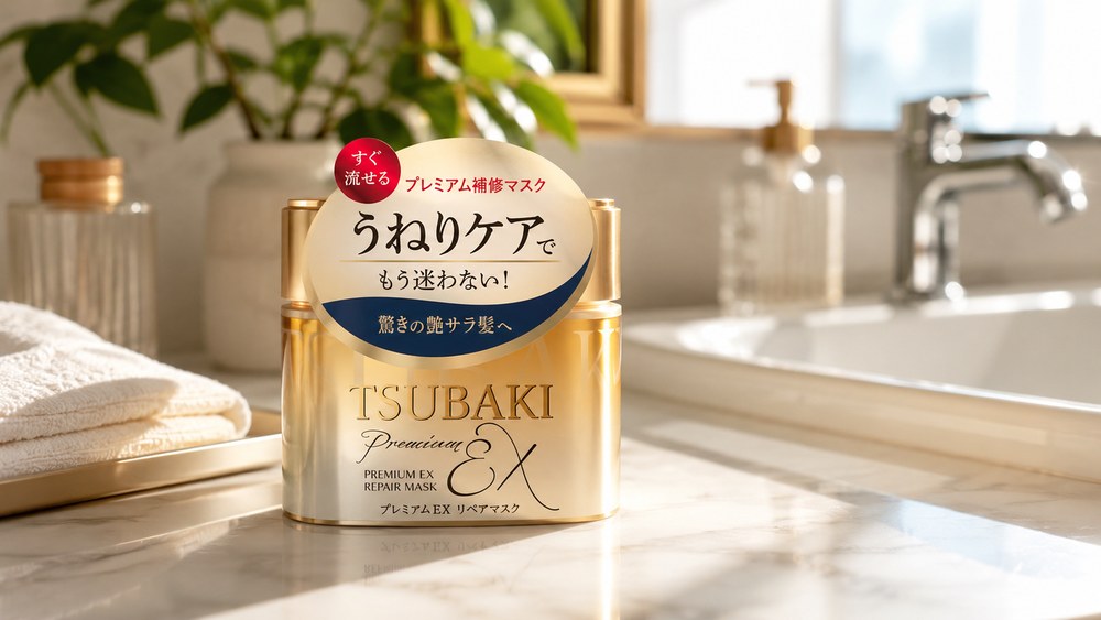 【ハイダメージに】TSUBAKI プレミアムEX リペアマスク