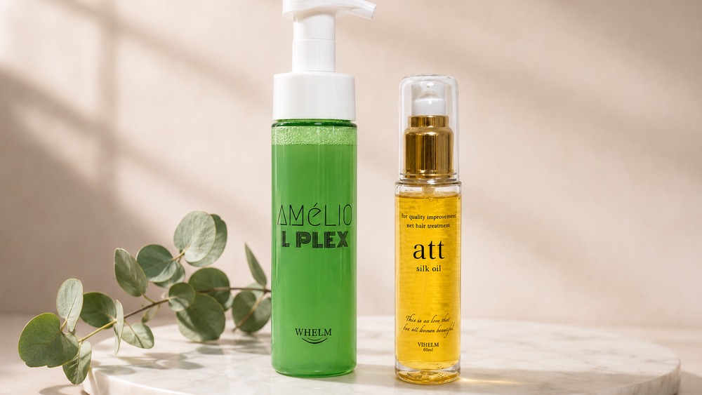 Amélio PLEX Lとセットで使いたいattシルクオイル