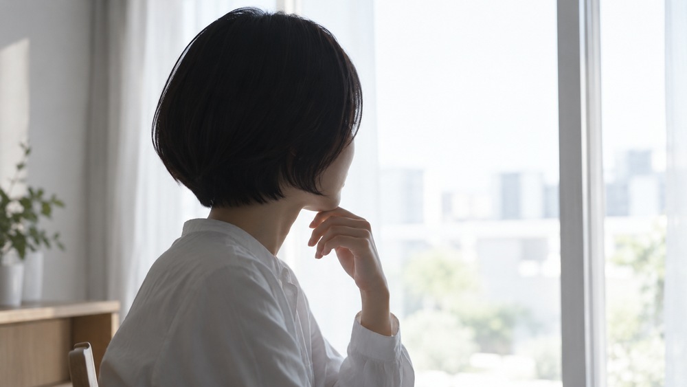 後頭部から襟足へ丸みがつながるショートボブ