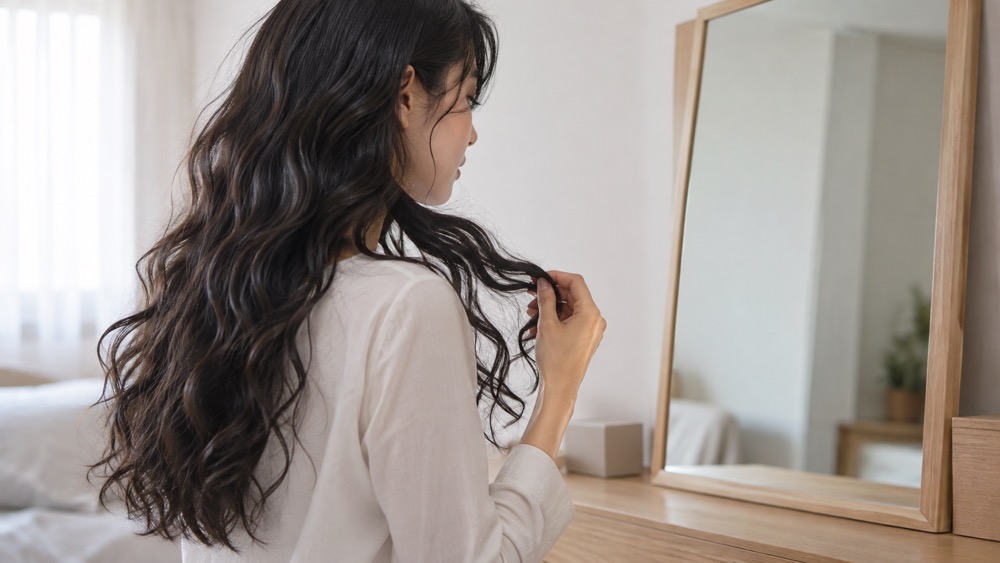 くせが強い人は酸熱だけでなく縮毛矯正を先に